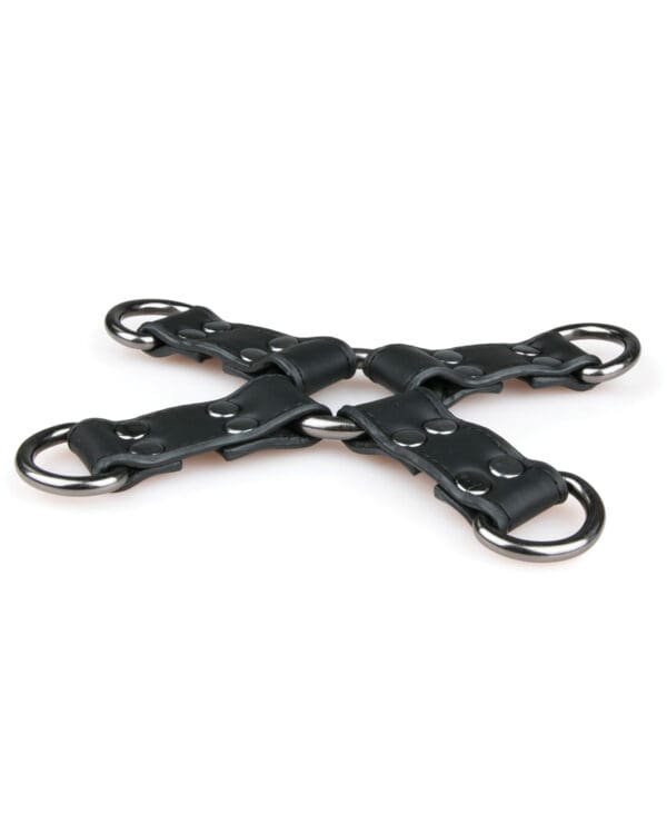 Easy Toys Faux Leather Hogtie - Black - Image 2