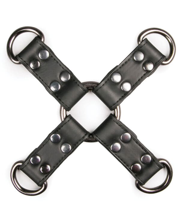 Easy Toys Faux Leather Hogtie - Black - Image 3