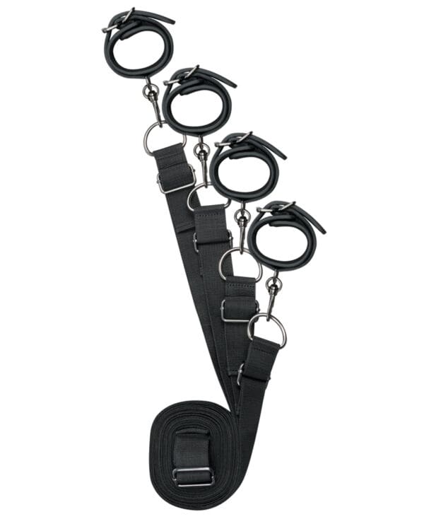 Easy Toys Under Mattress Bondage Set - Black - Image 3