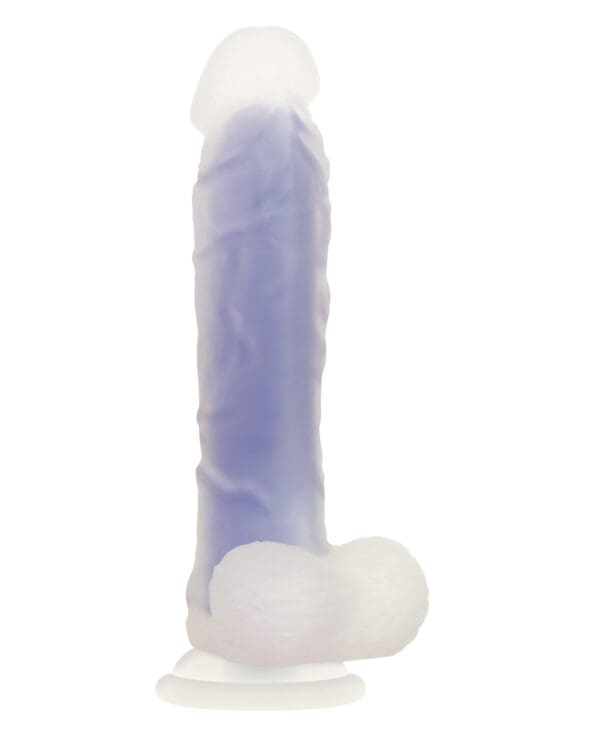 Evolved Luminous Dildo Non Vibrating - Purple - Image 3