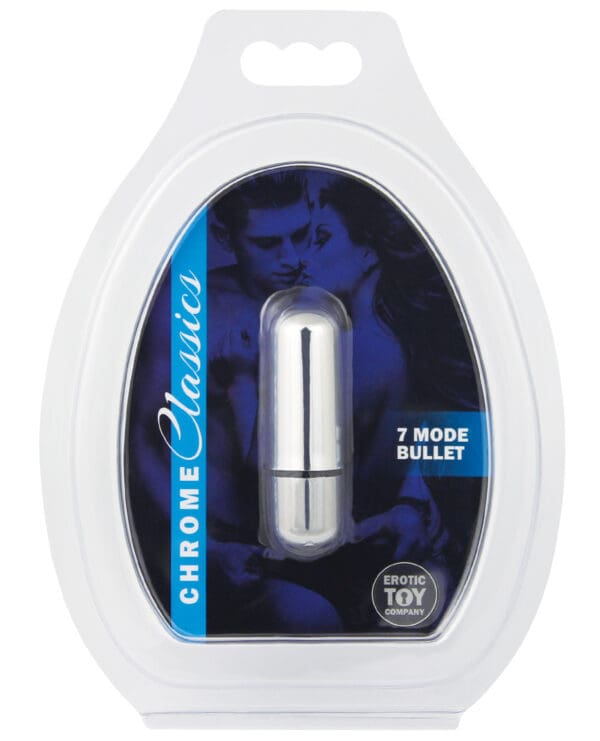 Erotic Toy Company Chrome Classics Bullet 7 Speed - Silver - Image 2