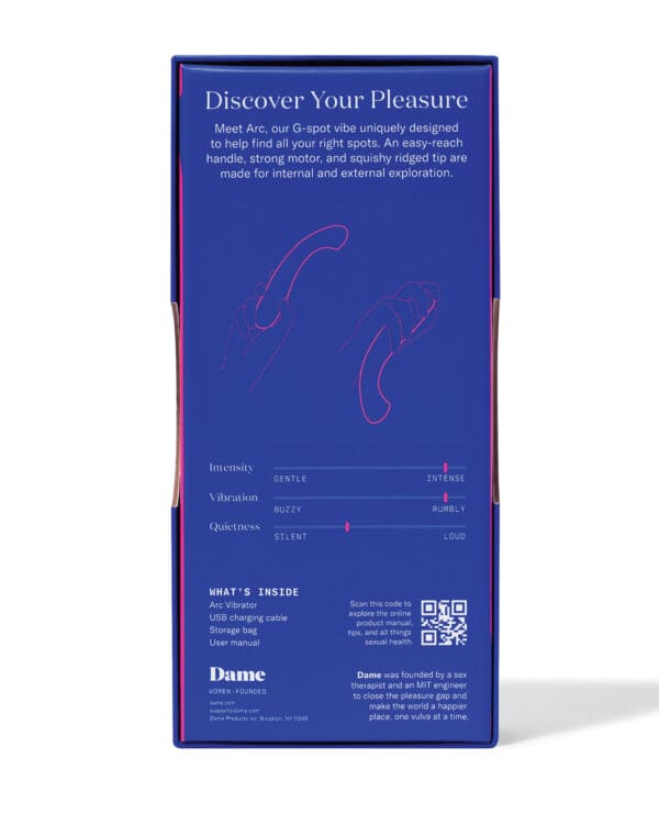 Dame Arc G-Spot Vibrator - Plum - Image 5