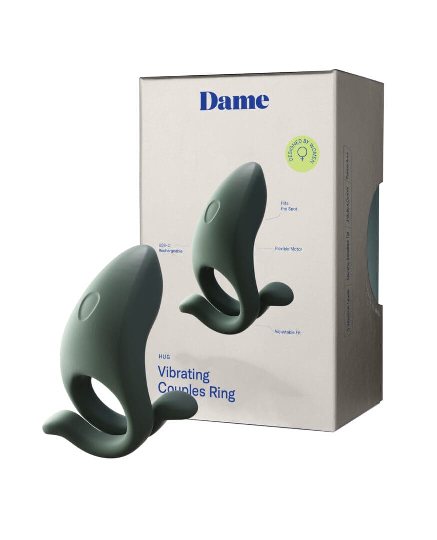 Dame Hug Vibrating Couples Ring - Steel