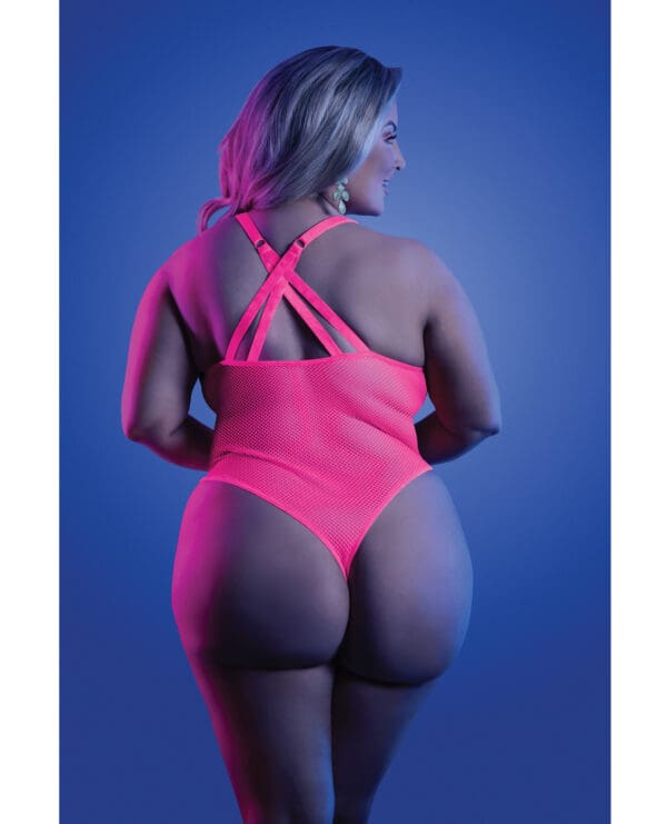 Z=Glow Electric Haze Teddy Neon Pink QN - Image 2