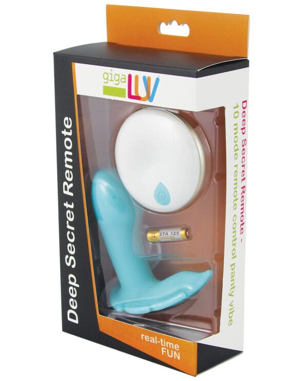 GigaLuv Deep Secret Remote - Tiffany Blue - Image 4