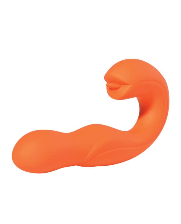 Joi Rotating Head G-Spot Vibrator & Clit Licker - Orange - Image 2