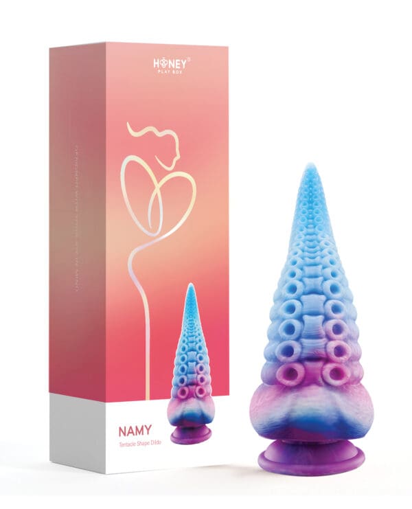 Namy Tentacle Shape Suction Cup Dildo - Multi Color - Image 2