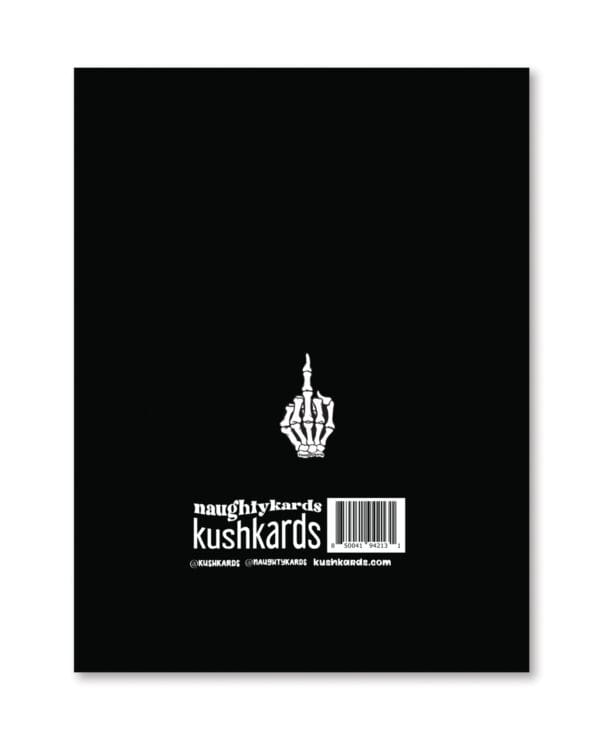 Halloween Rip Fucks Greeting Card w/Sticker - Image 3
