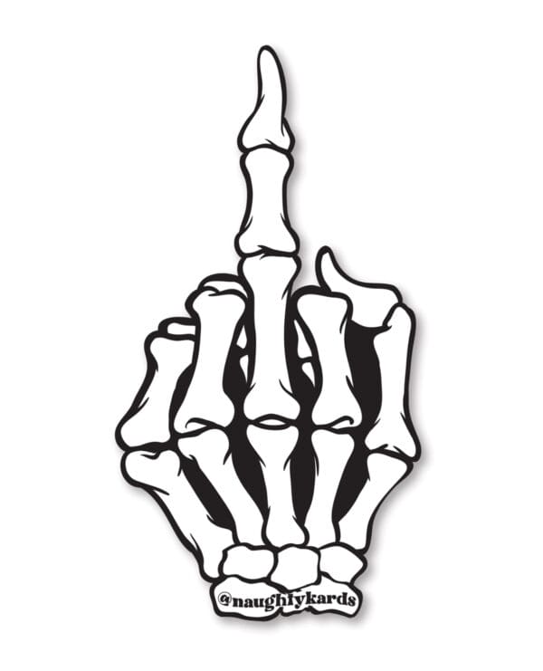 Halloween Rip Fucks Greeting Card w/Sticker - Image 4