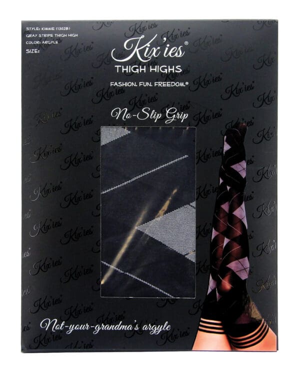 Kix'ies Kimmie Argyle Thigh High Argyle - Image 2