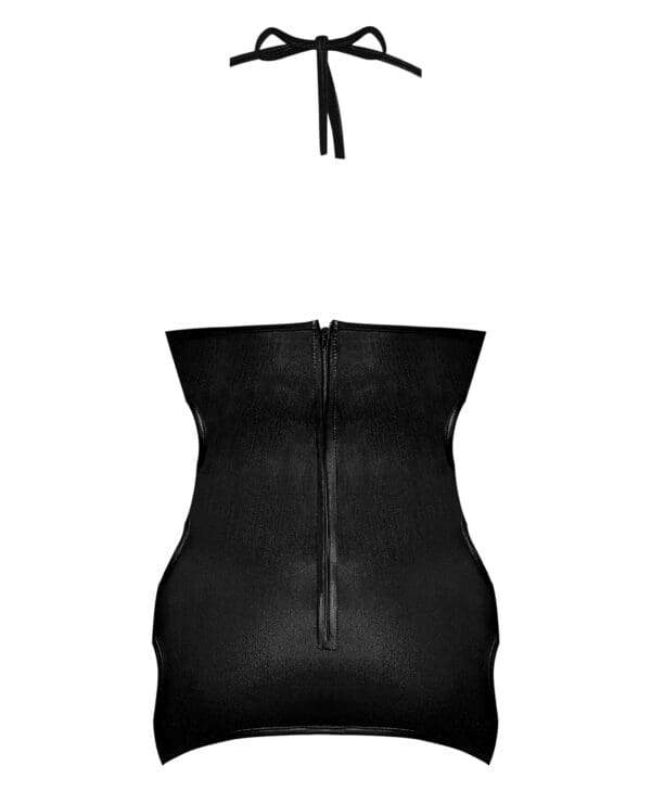 Lust Selene Keyhole Front Dress w/Zipper Back & G-String Black L/XL - Image 5