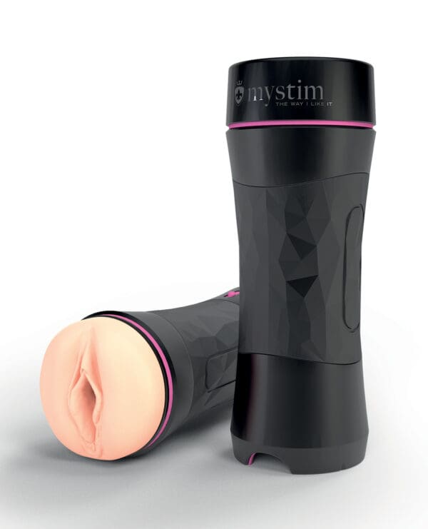Mystim Oh-Pushme Vagina - Black - Image 3