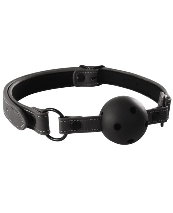 Renegade Bondage Ball Gag - Black - Image 2