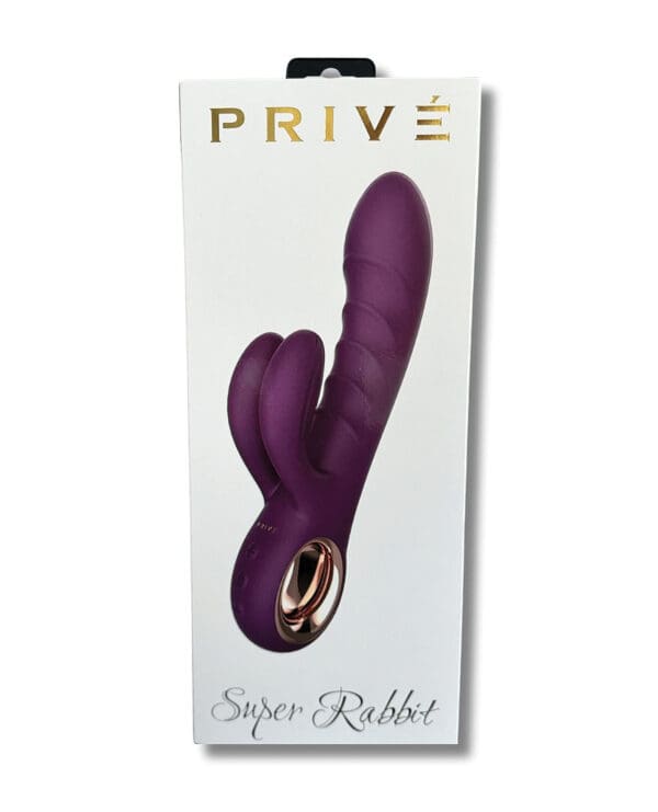 PRIVE Super Rabbit Vibrator - Purple - Image 3