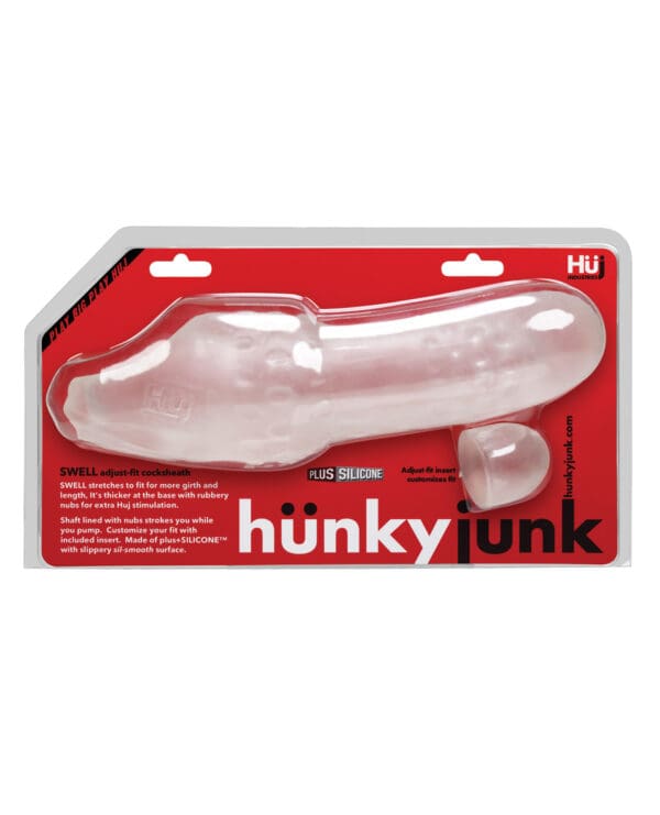 Hunky Junk Swell Adjust Fit Cocksheath - Ice - Image 4