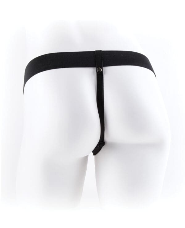Fetish Fantasy Series 7" Vibrating Hollow Strap On w/Balls - Purple - Image 5