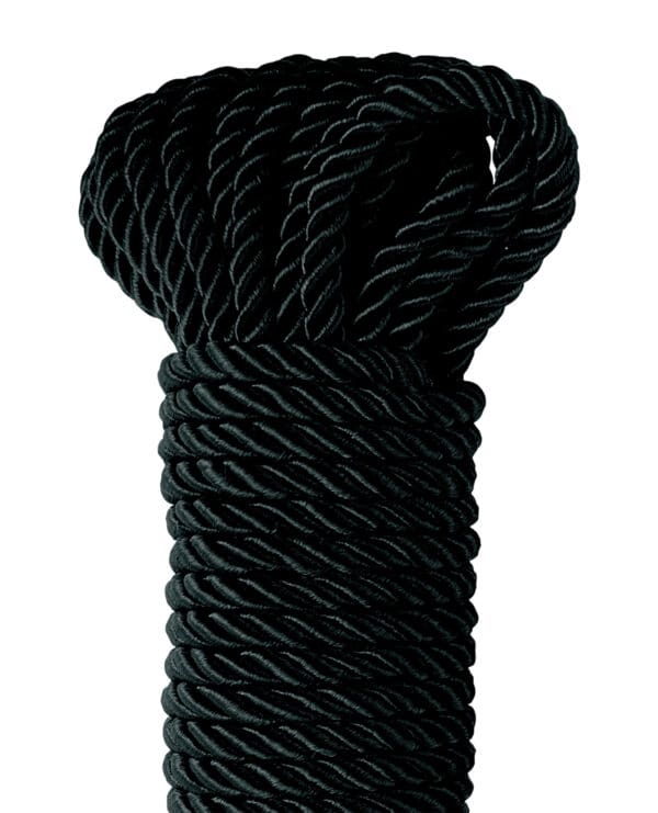 Fetish Fantasy Series Deluxe Silk Rope - Black - Image 2