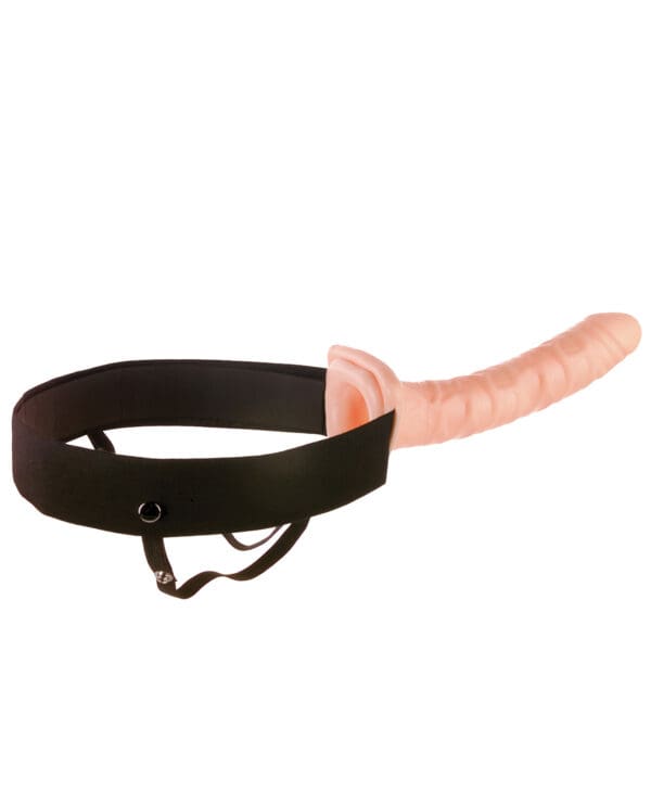 Fetish Fantasy Series 10" Hollow Strap On - Flesh - Image 2