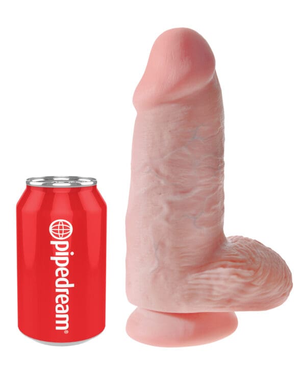 King Cock 9" Chubby - Flesh - Image 5