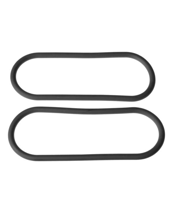 Xplay Gear Silicone 12" Slim Wrap Ring - Black Pack of 2 - Image 2