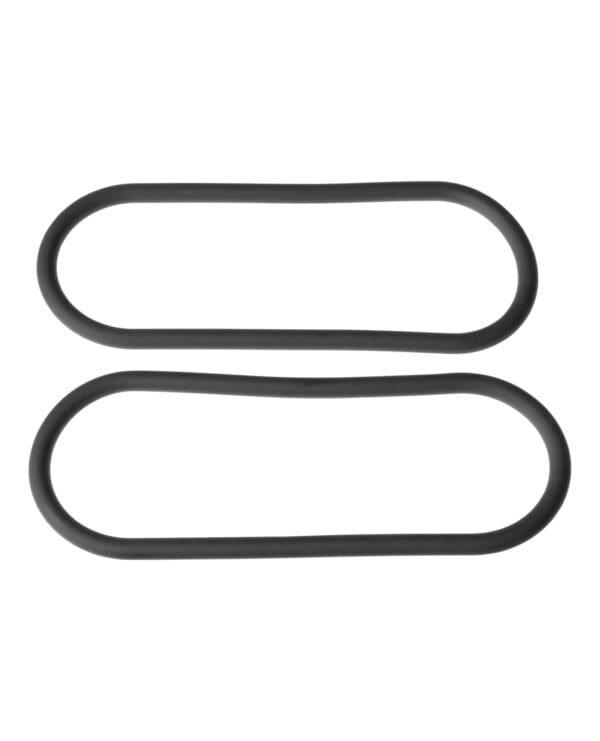Xplay Gear Silicone 15" Slim Wrap Ring - Black Pack of 2 - Image 2
