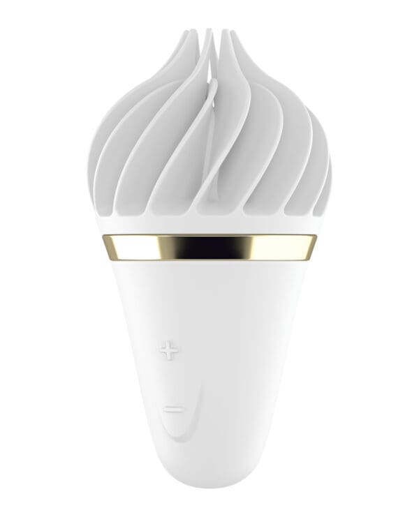 Satisfyer Sweet Treat - White/Gold - Image 2