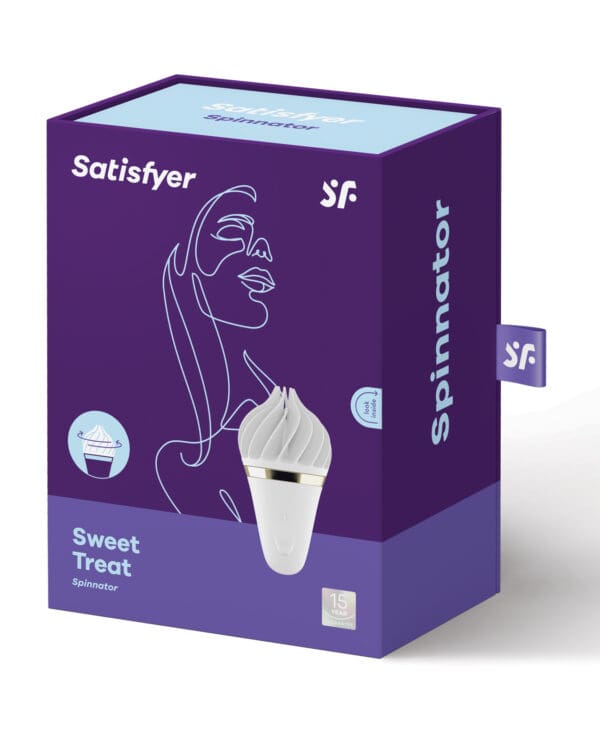 Satisfyer Sweet Treat - White/Gold - Image 4