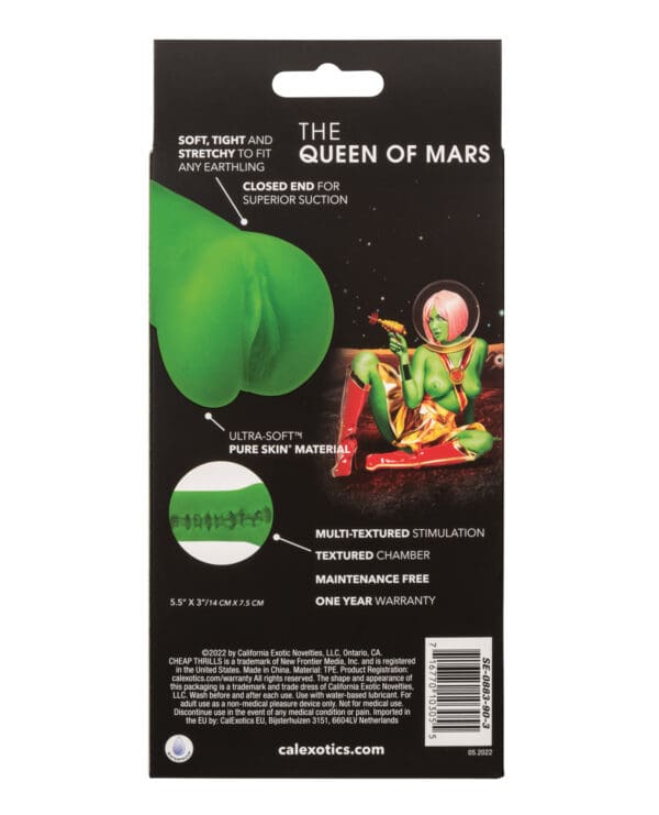 Cheap Thrills The Queen of Mars Pussy Masturbator - Green - Image 2