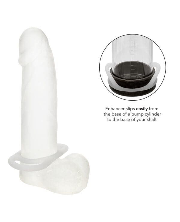Alpha Liquid Silicone Commander Cock Ring - Natural - Image 5