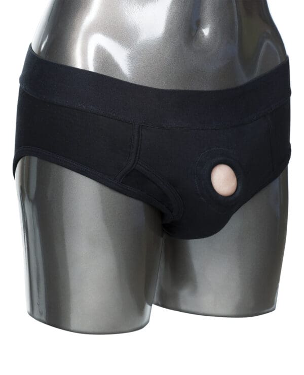 Packer Gear Brief Harness XS/S - Black - Image 3