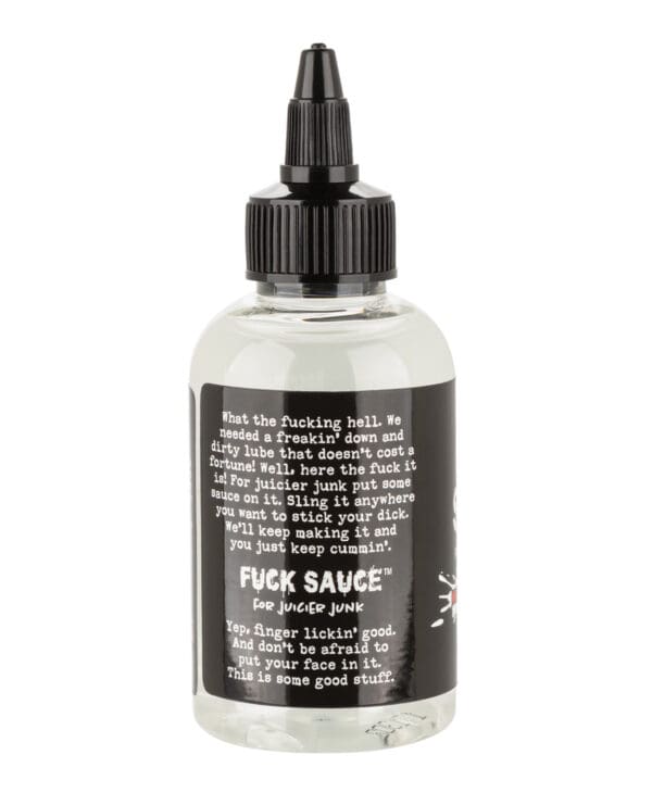 Fuck Sauce Water Based Lubricant - 4 oz - Image 2