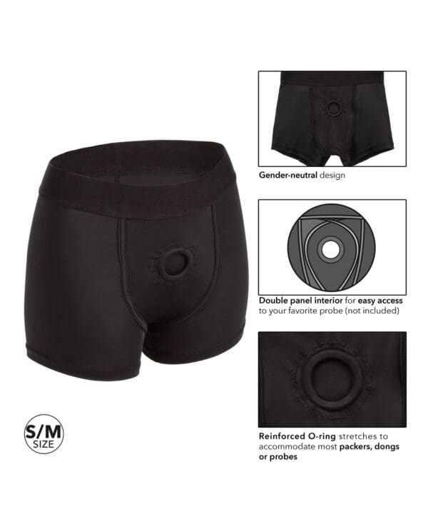 Boundless Boxer Brief S/M - Black - Image 5