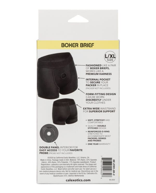 Boundless Boxer Brief L/XL - Black - Image 2