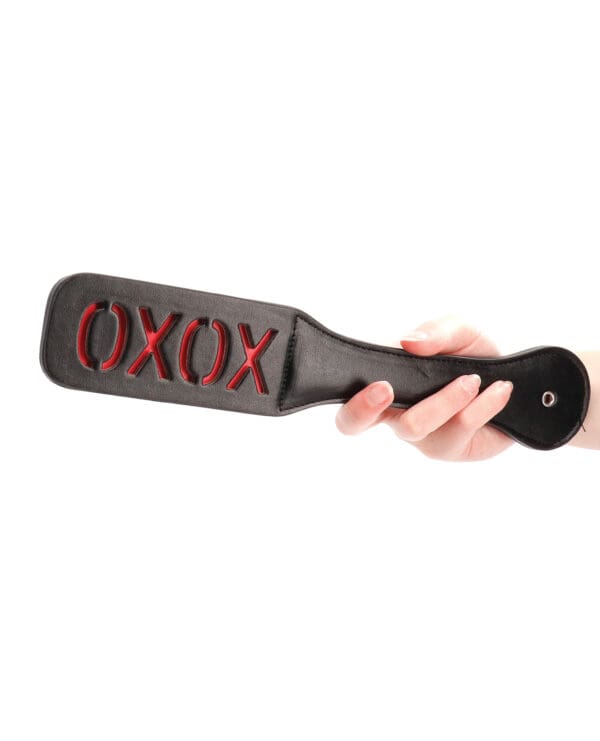 Shots Ouch XOXO Paddle - Black - Image 3