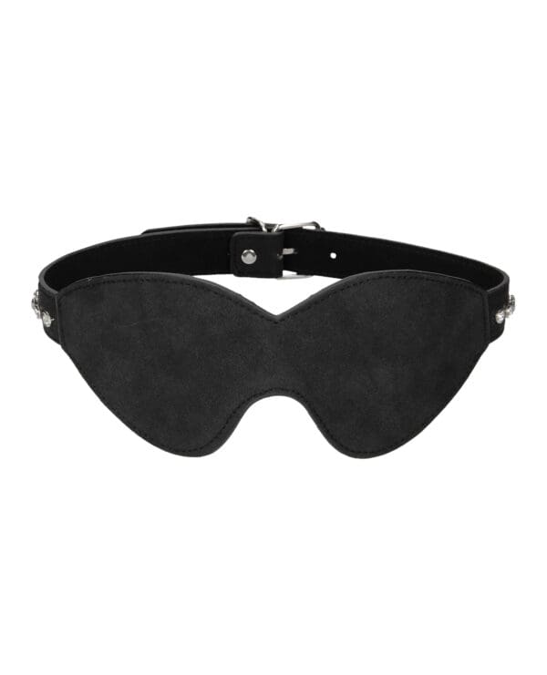 Shots Ouch Diamond Studded Eye Mask - Black - Image 3