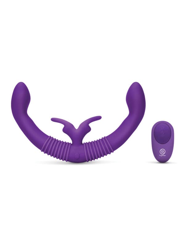Together Female Intimacy Vibe w/Remote - Purple - Image 3