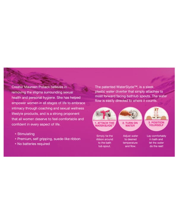 WaterSlyde Aquatic Stimulator - Pink - Image 4
