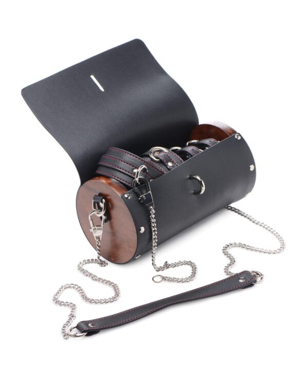 Master Series Kinky Clutch Black Bondage Set w/Carrying Case - Image 3