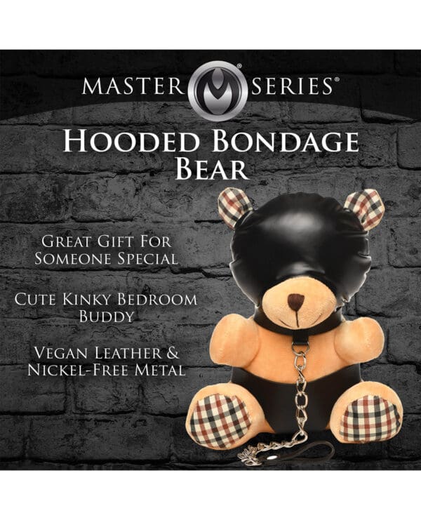 Master Series Hooded Teddy Bear Plush - Image 4