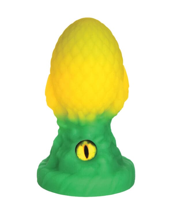 Creature Cocks - Eye of the Dragon Silicone Butt Plug - Green - Image 2