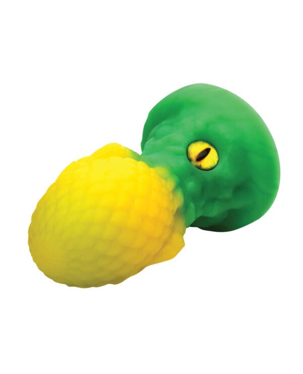 Creature Cocks - Eye of the Dragon Silicone Butt Plug - Green - Image 4