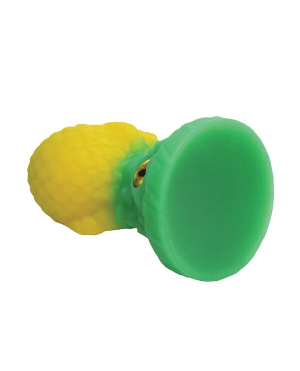 Creature Cocks - Eye of the Dragon Silicone Butt Plug - Green - Image 5