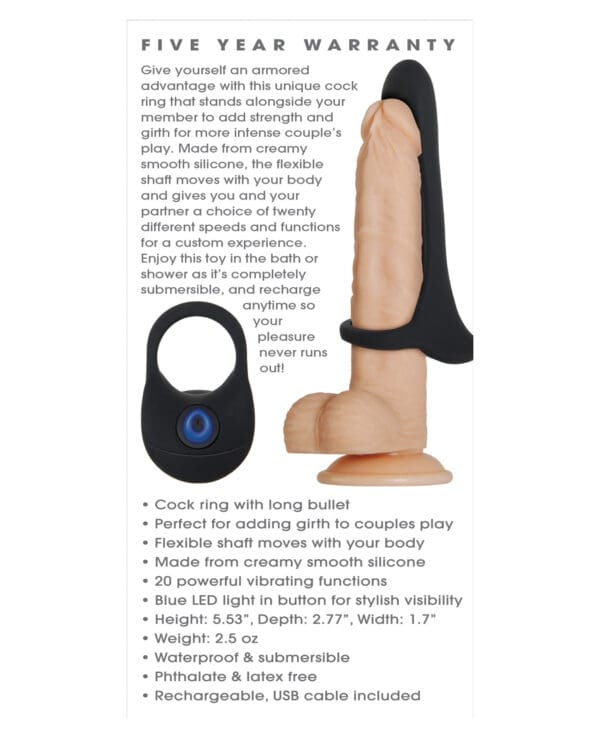 Zero Tolerance Cock Armor - Black - Image 2