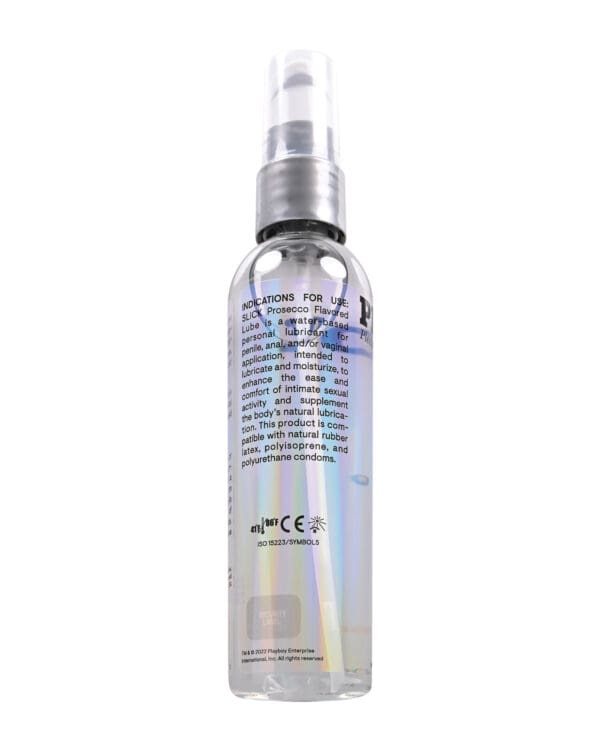 Playboy Pleasure Slick Lubricant -  4 oz Prosecco - Image 3