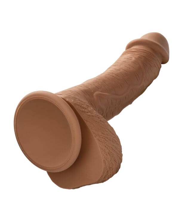 Studs Dual Density Silicone 6.25" Dildo - Brown - Image 5