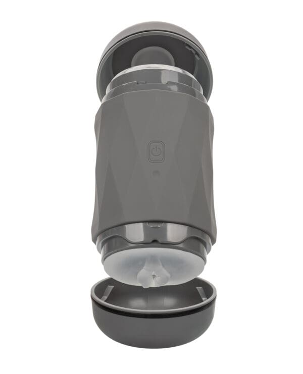 Milk Master Vibro Squeeze Pussy Stroker - Black - Image 2