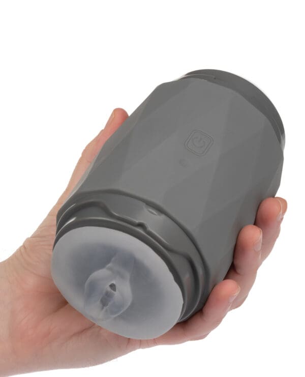 Milk Master Vibro Squeeze Pussy Stroker - Black - Image 4