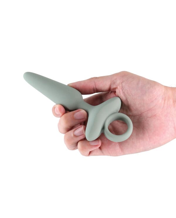Renegade Maverick Vibrating Anal Plug - Sage - Image 3