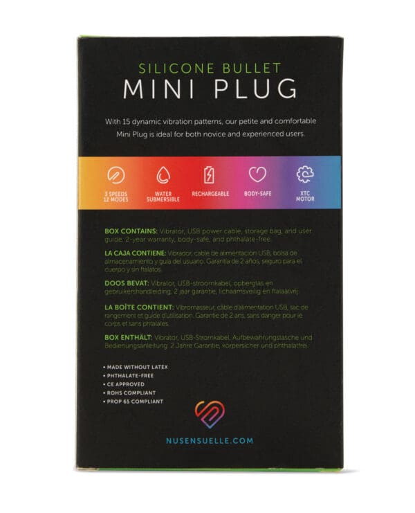 Nu Sensuelle Mini Butt Plug - Black - Image 4