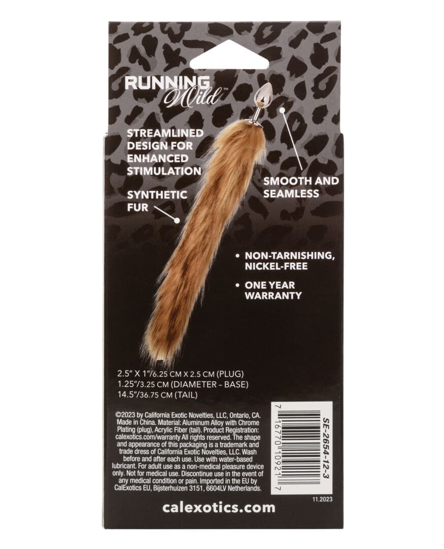 Running Wild Brown Tail Metallic Anal Probe - Image 4